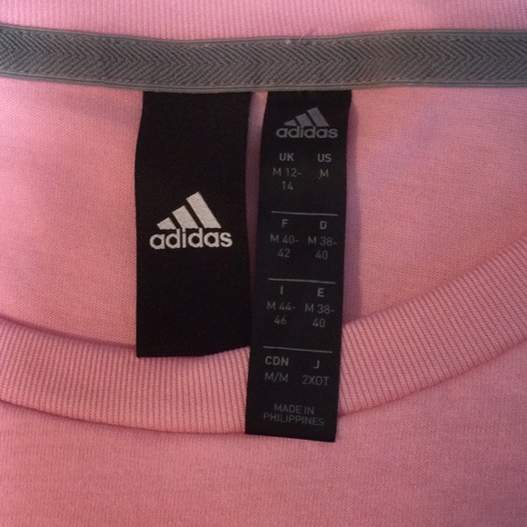 Light Pink Adidas Graphic Tee Size M - Picture 5 of 8